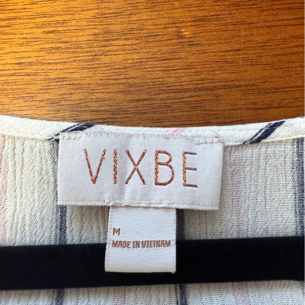 White Striped Button-Down Shirt - image 2